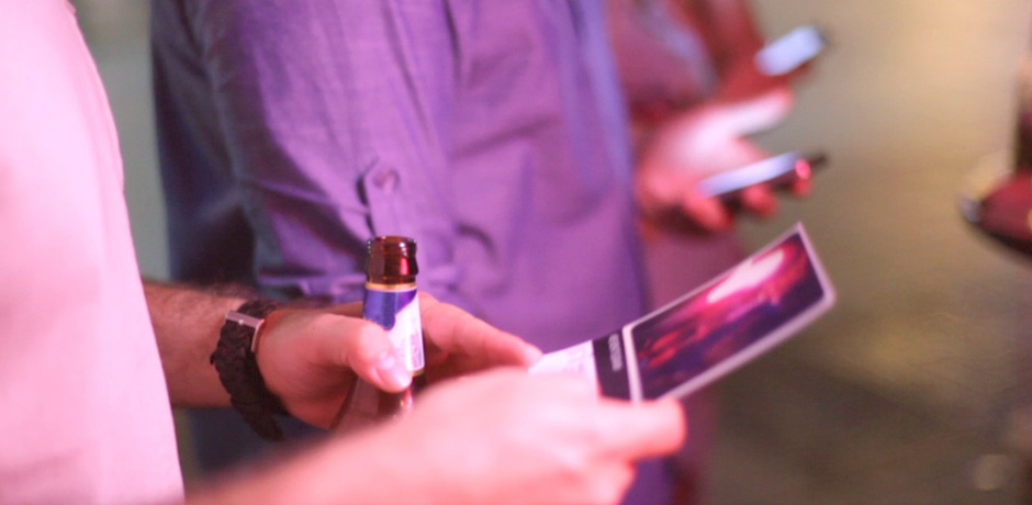 Instagram photo print at an event
