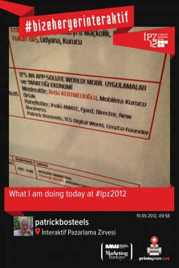 Printed photo from IPZ 2012